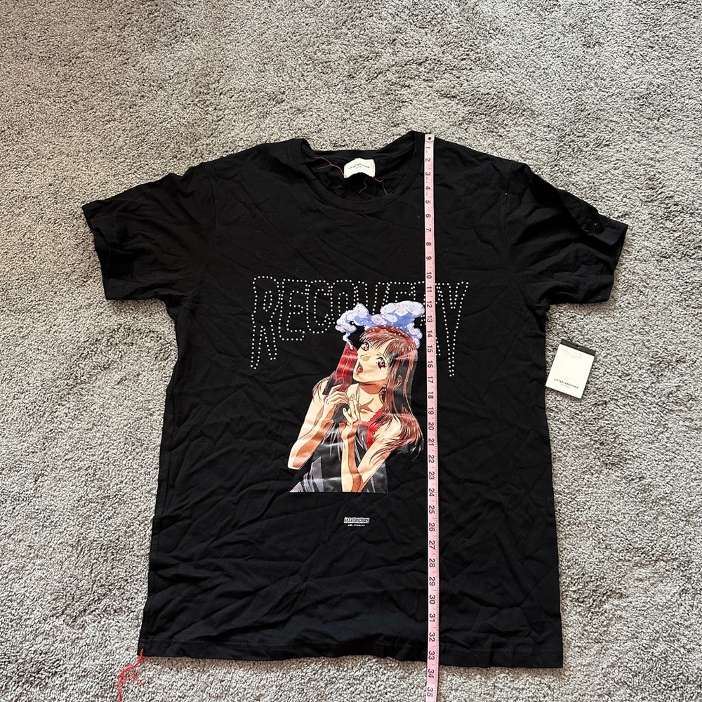 Lifted Anchors Black Graphic Top